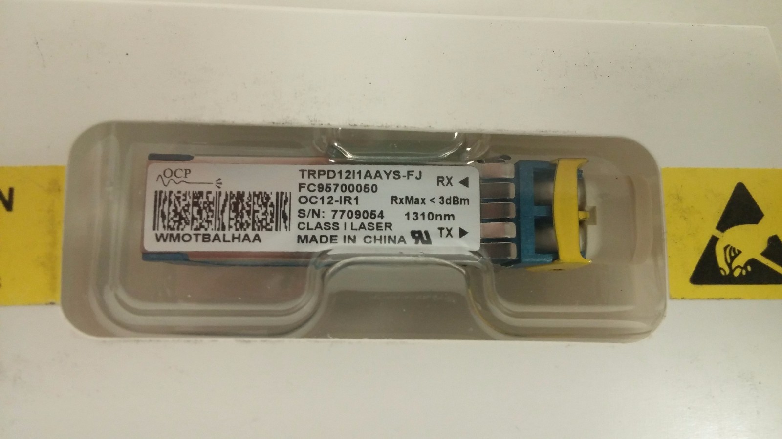 NEW SEALED FUJITSU FC95700050  OC12 IR1  SFP OPTICAL TRANSCEIVER WMOTBALHAA