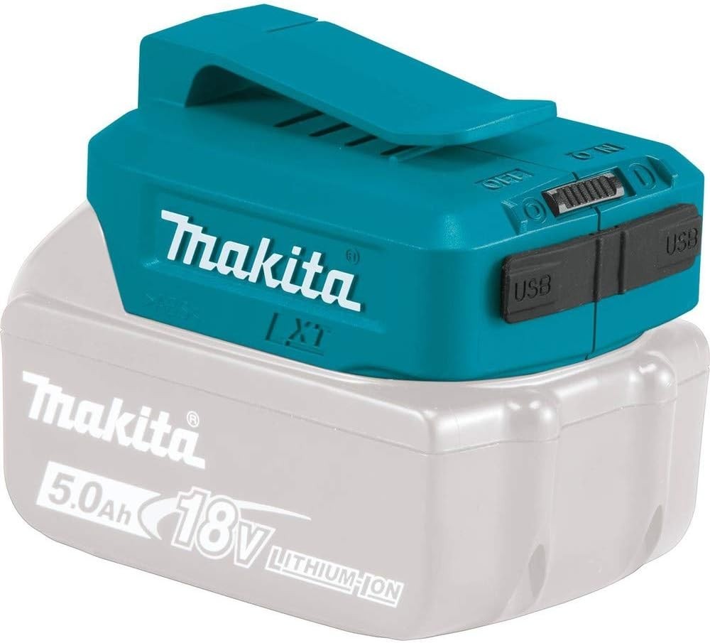 Makita ADP15 USB Adapter 18V (Type-C , Type-A ) USB Charging Mobile Power Supply