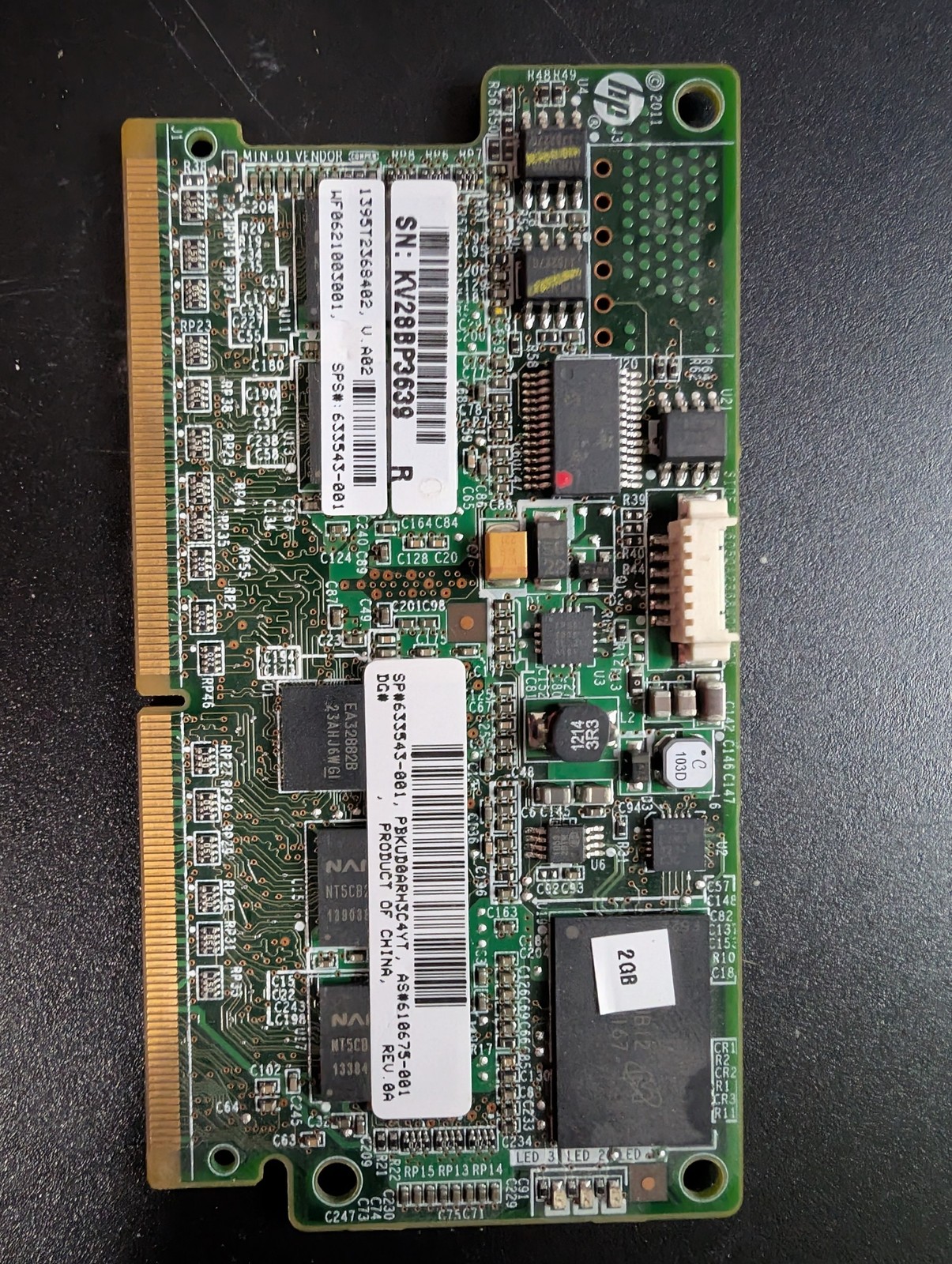 HP 2GB FBWC Flash Backed Write Cache 633543-001 610675-001 Smart Array P420