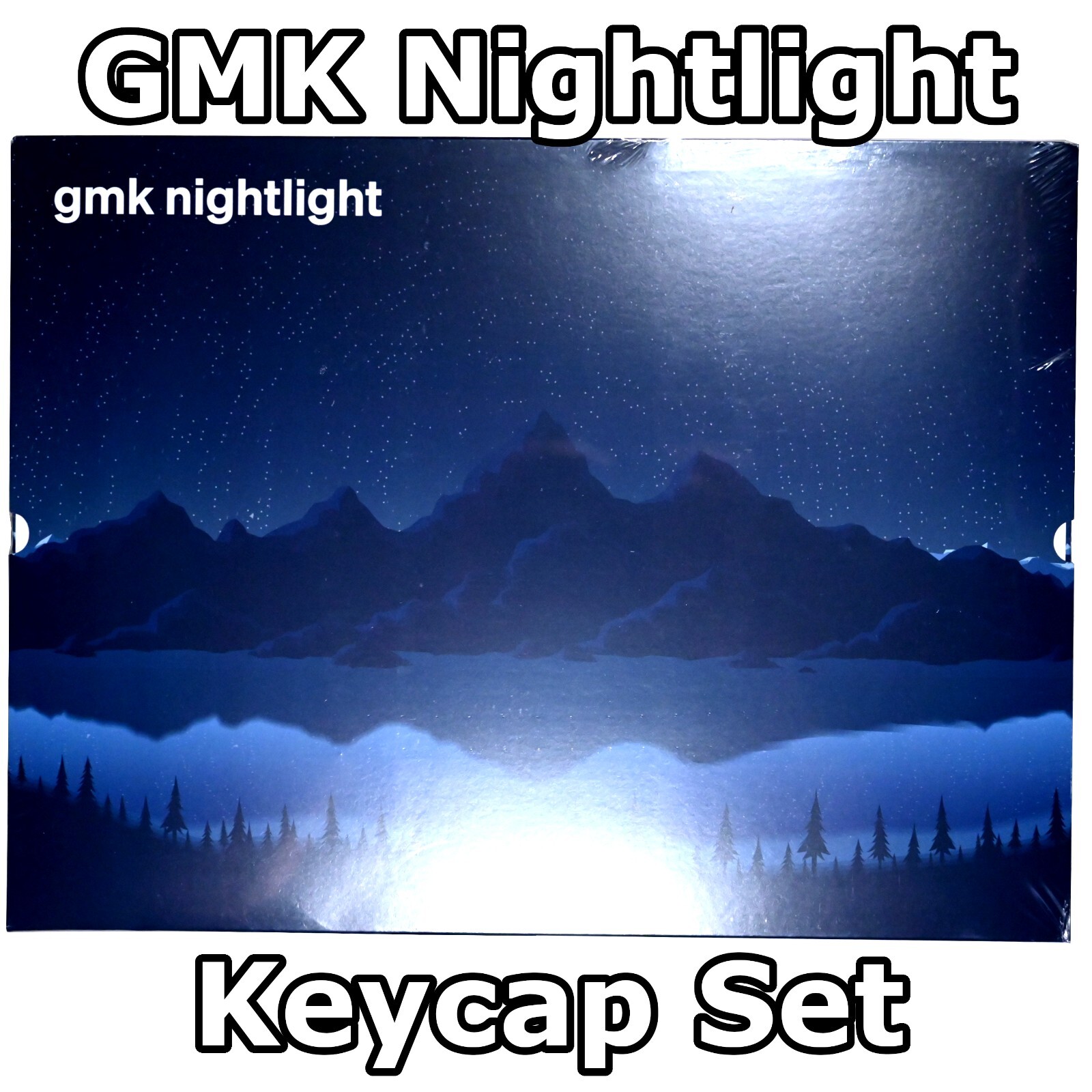 GMK Nightlight - SEALED Base Keycap SET - Double Shot ABS Keycaps For Keyboards