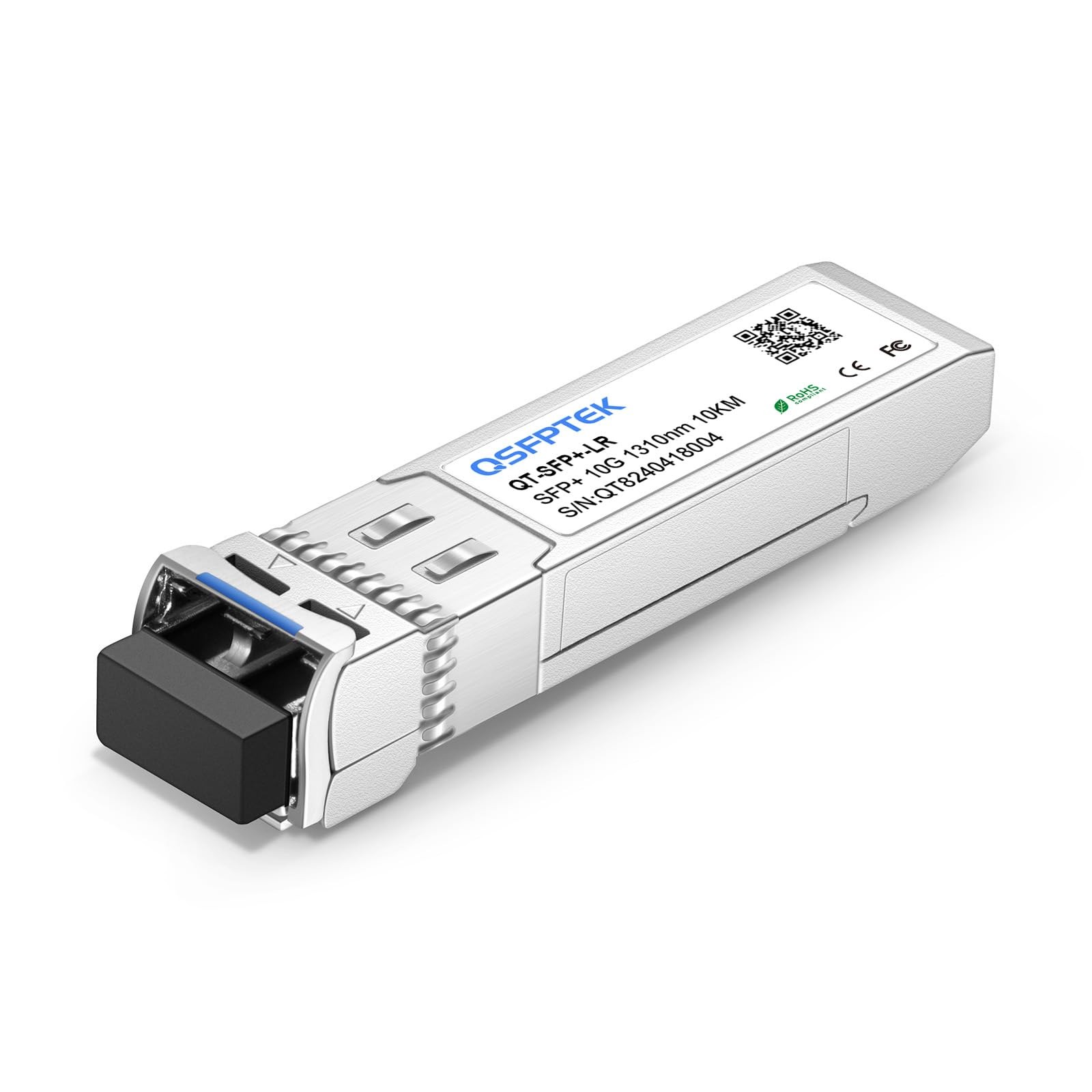 QSFPTEK 10G SFP+ LR Transceiver for Juniper, Mikrotik, Netgear 10km DDM