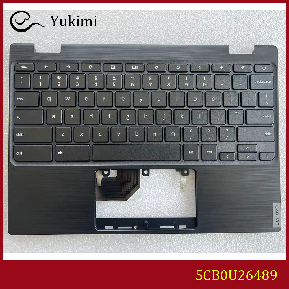 5CB0U26489 FOR Lenovo Chromebook 100E Black C Shell Upper Palmrest Keyboard