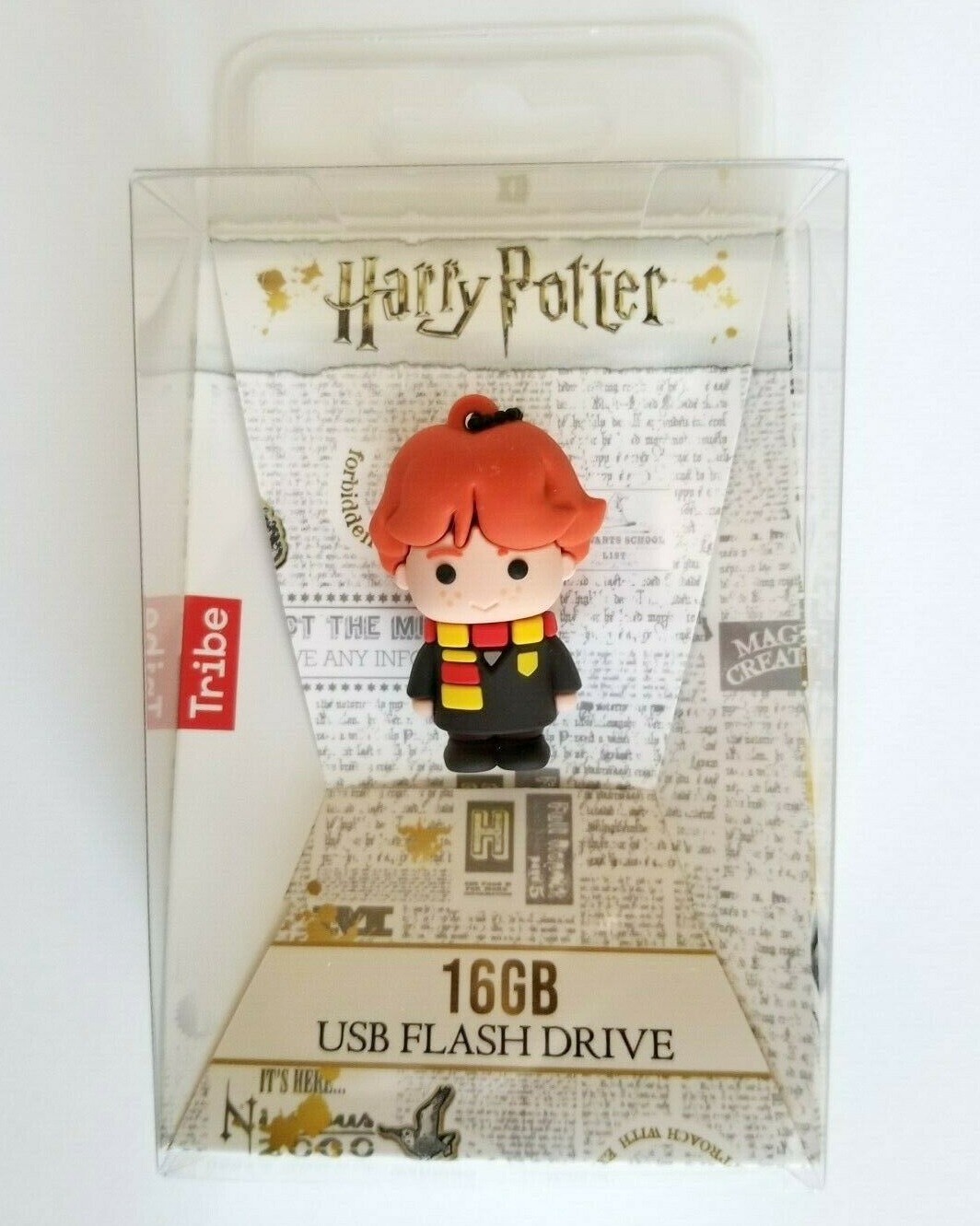 Harry Potter Tribe Tech 16GB USB Flash Drive~Ron Weasley~NEW~ Keychain 