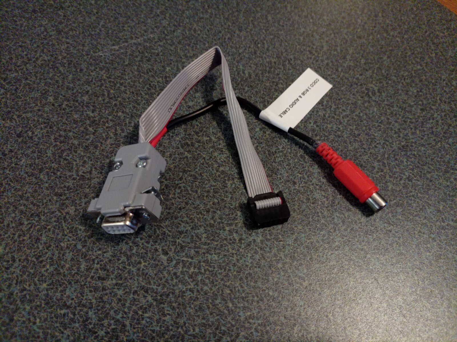 Coco 3 Tandy Color Computer 3 RGB video audio Cable