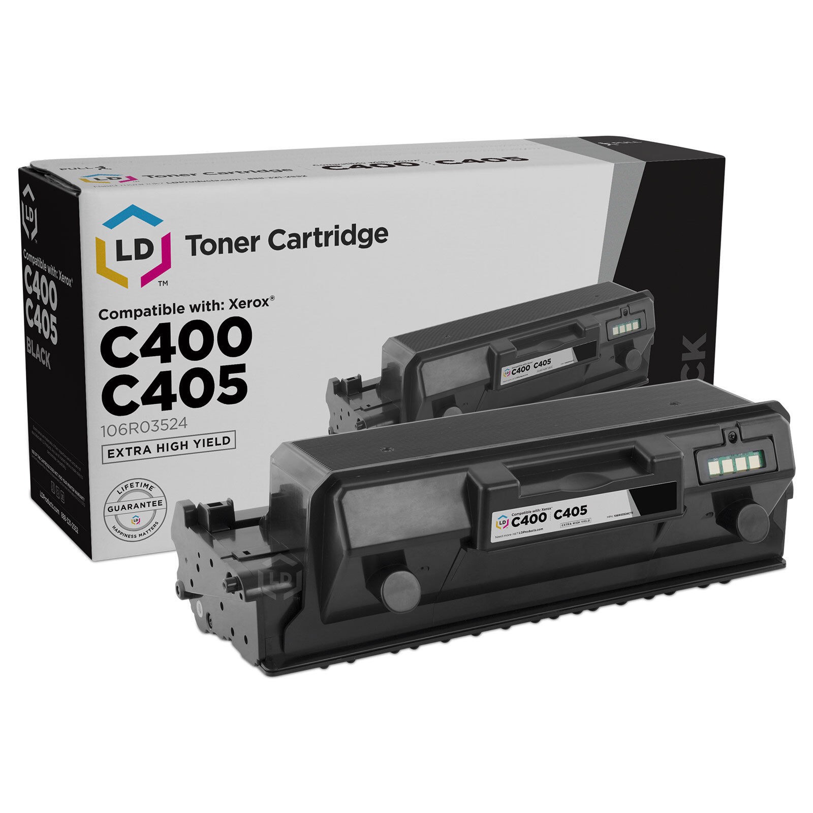 LD Compatible Xerox 106R03524 Extra High Yield Black Toner Cartridge