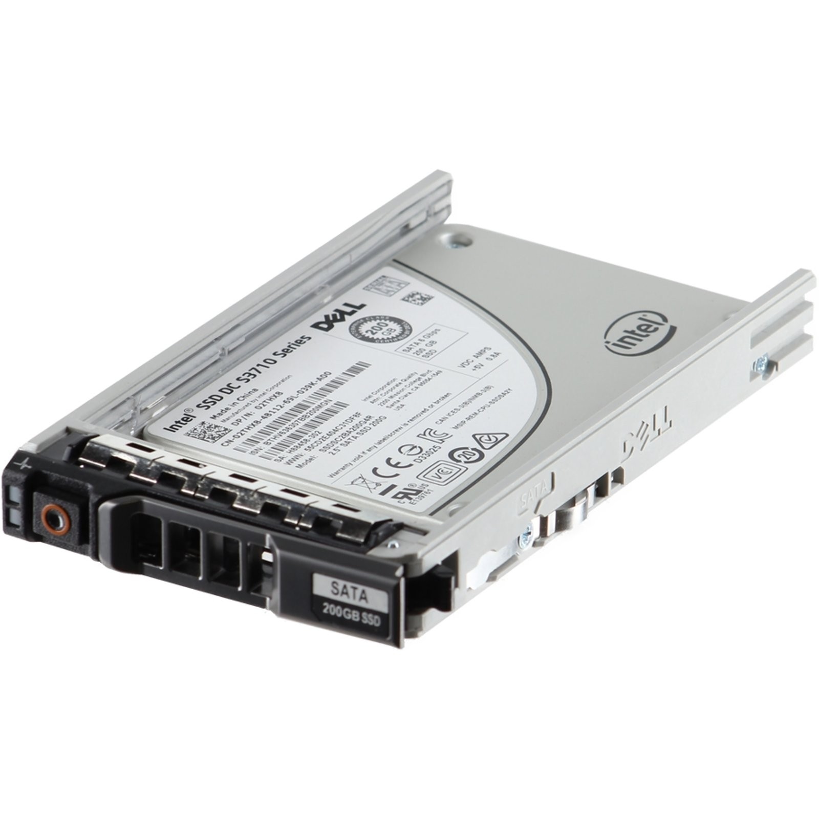 2THX8 Dell 200GB 6Gbps SATA WI MLC 7mm 2.5 SSD S3710 CPO -R