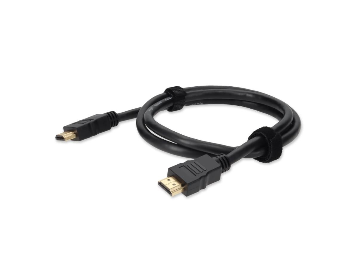 AddOn 5 pack of 1.82m (6.00ft) HDMI 1.4 Male to Male Black Cable - HDMIHSMM6-5PK