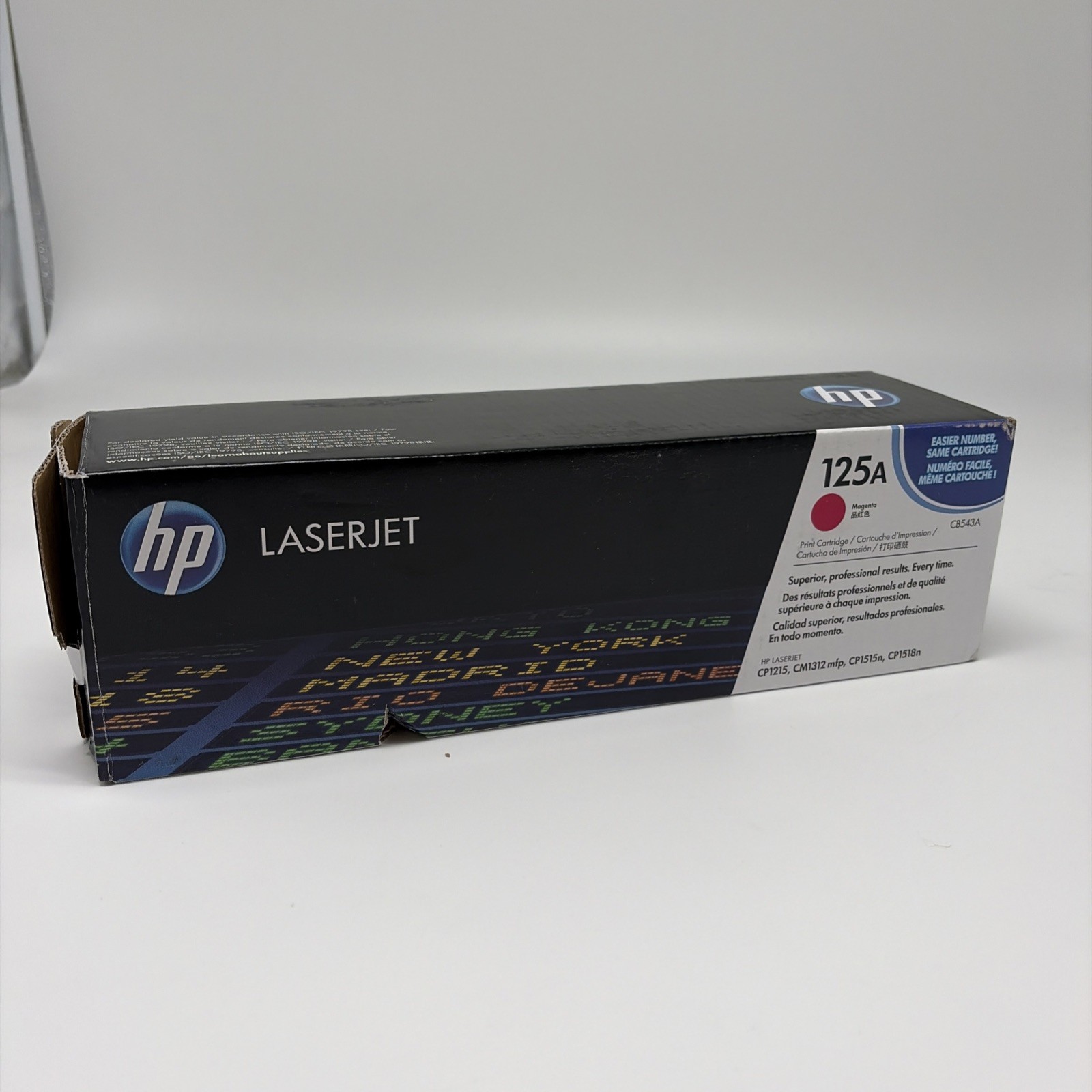 HP 125A LaserJet Toner Cartridge - Magenta (CB543A)-Open box