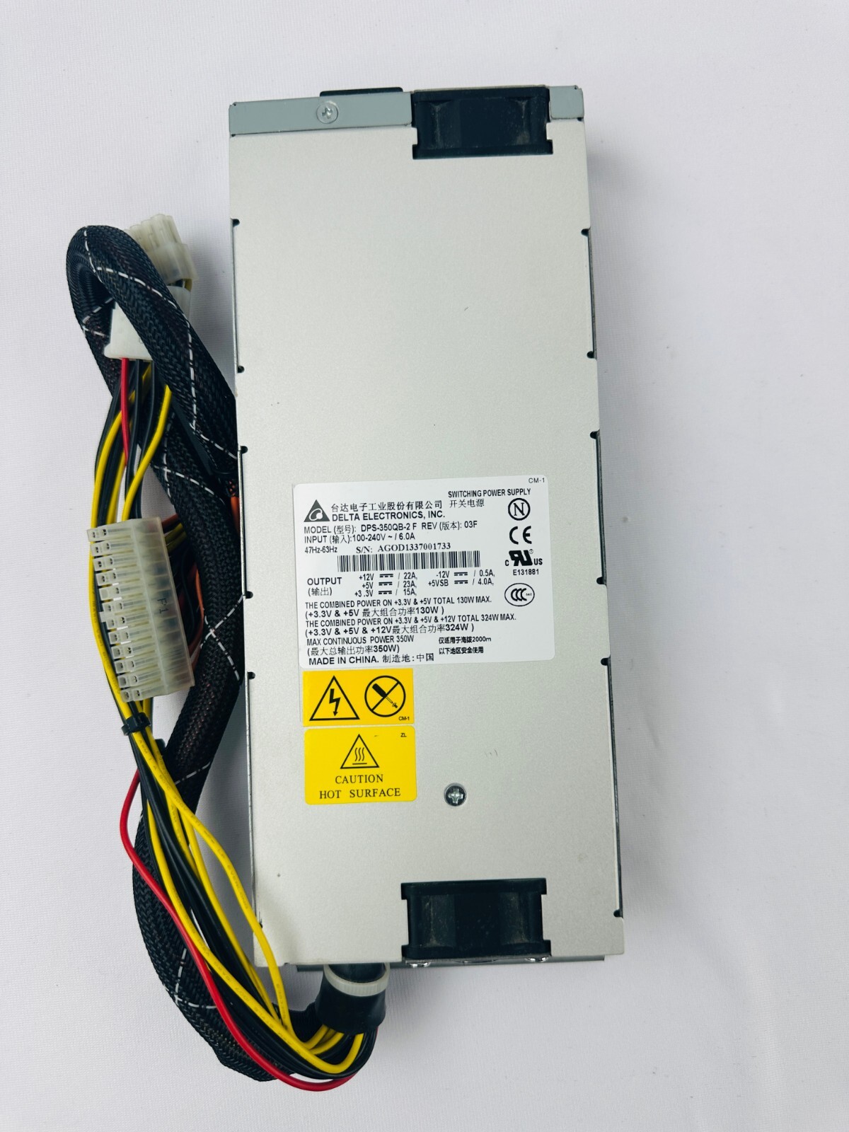 Delta Electronics DPS-350QB-2 F Power Supply