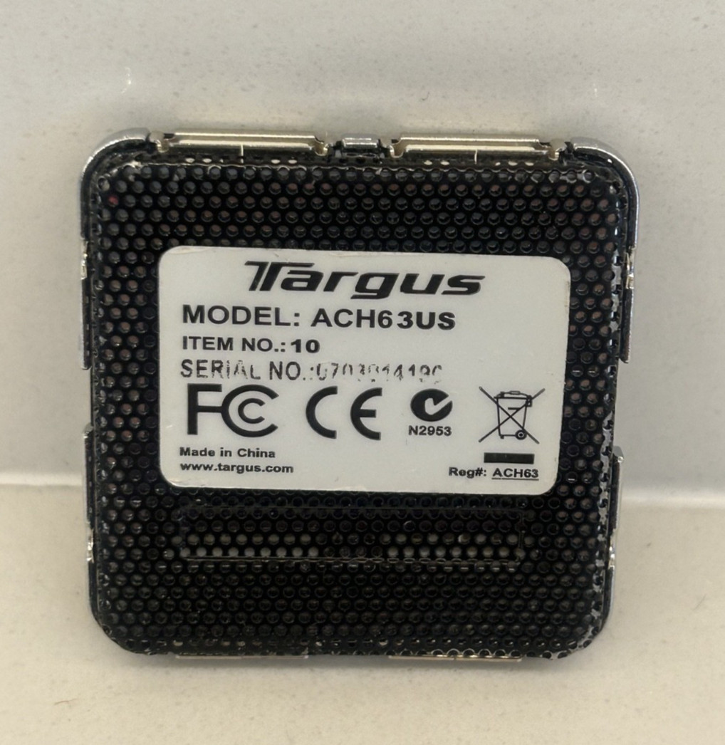 Targus ACH63US Micro Travel USB 2.0 4-Port Hub - 