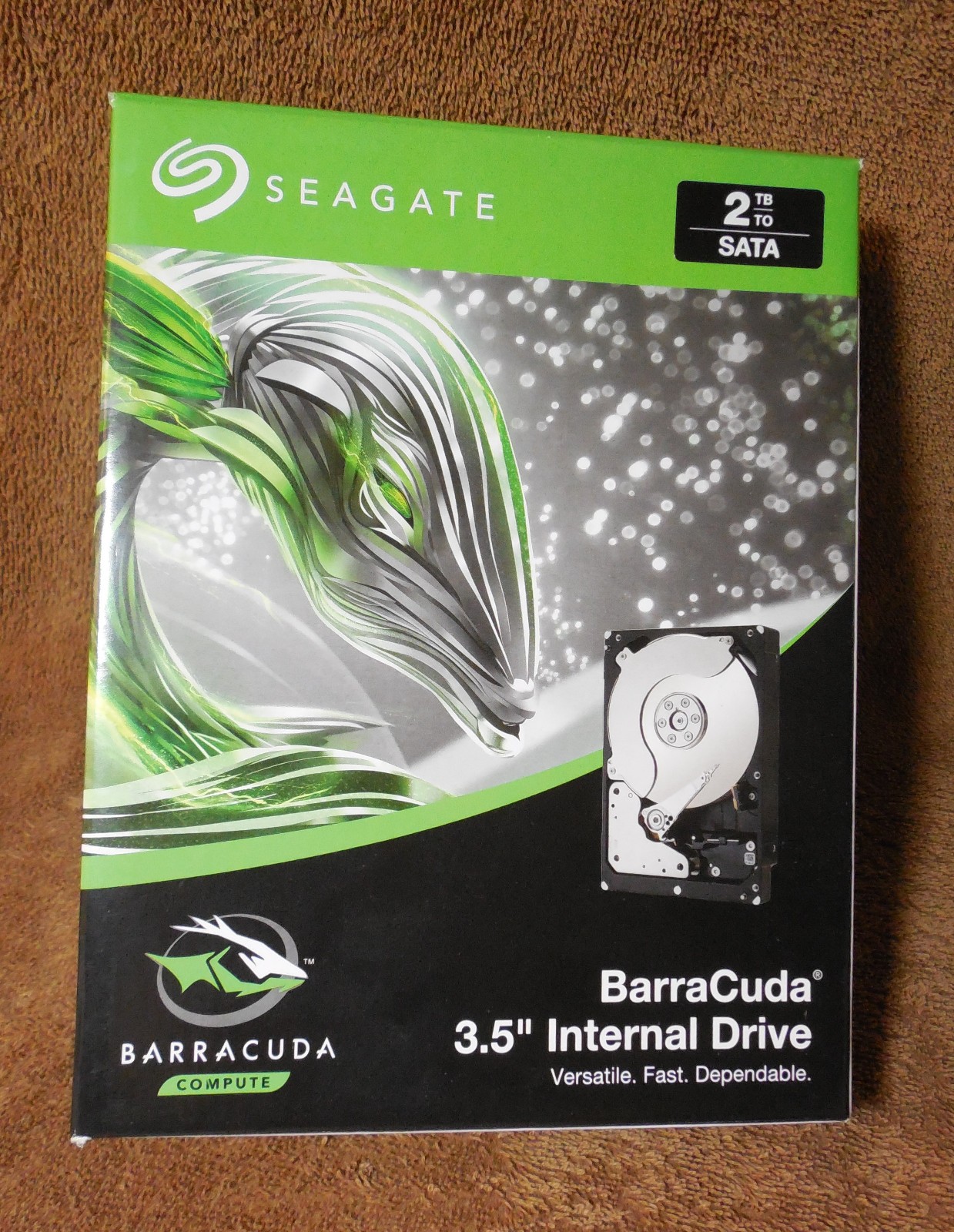 Seagate BarraCuda 2TB 7200RPM SATA III 3.5" Int HD ST2000DMA008 FacSealed NEW