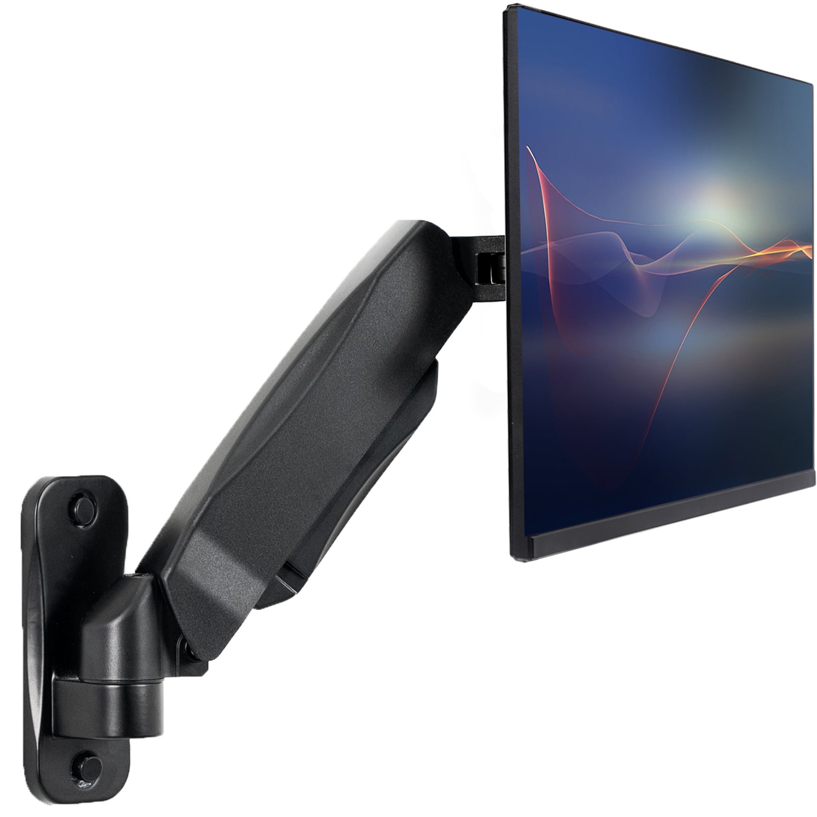 VIVO Gas Spring Full Articulating Arm Monitor Wall Mount for 17" to 32" Screens