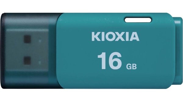 KIOXIA TransMemory 16GB U202 USB 2.0 Aqua LU202L016GG4 Flash Drive Memory-UK