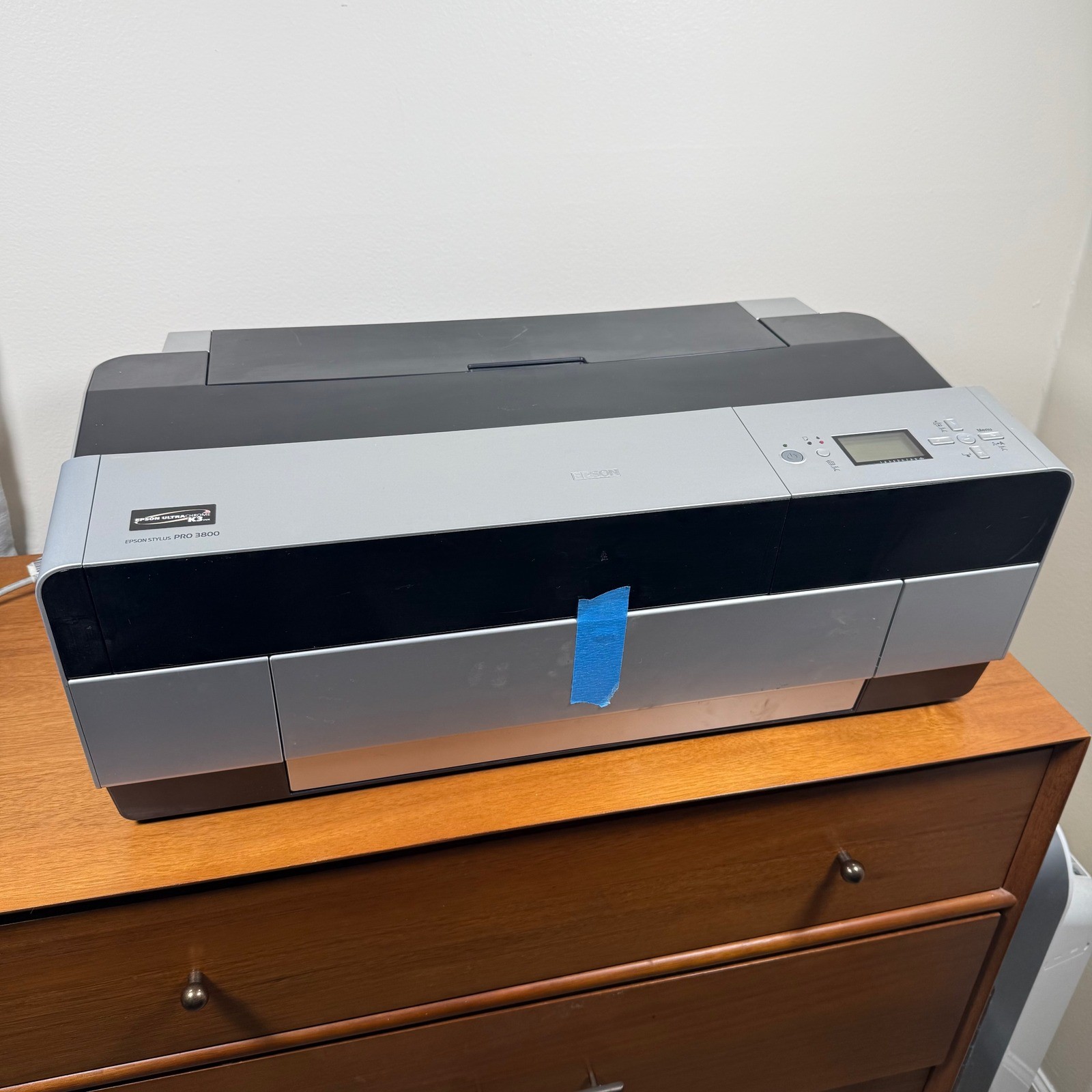 Epson Stylus Pro 3800 Wide Format Inkjet Printer UltraChrome K3 Silver Black