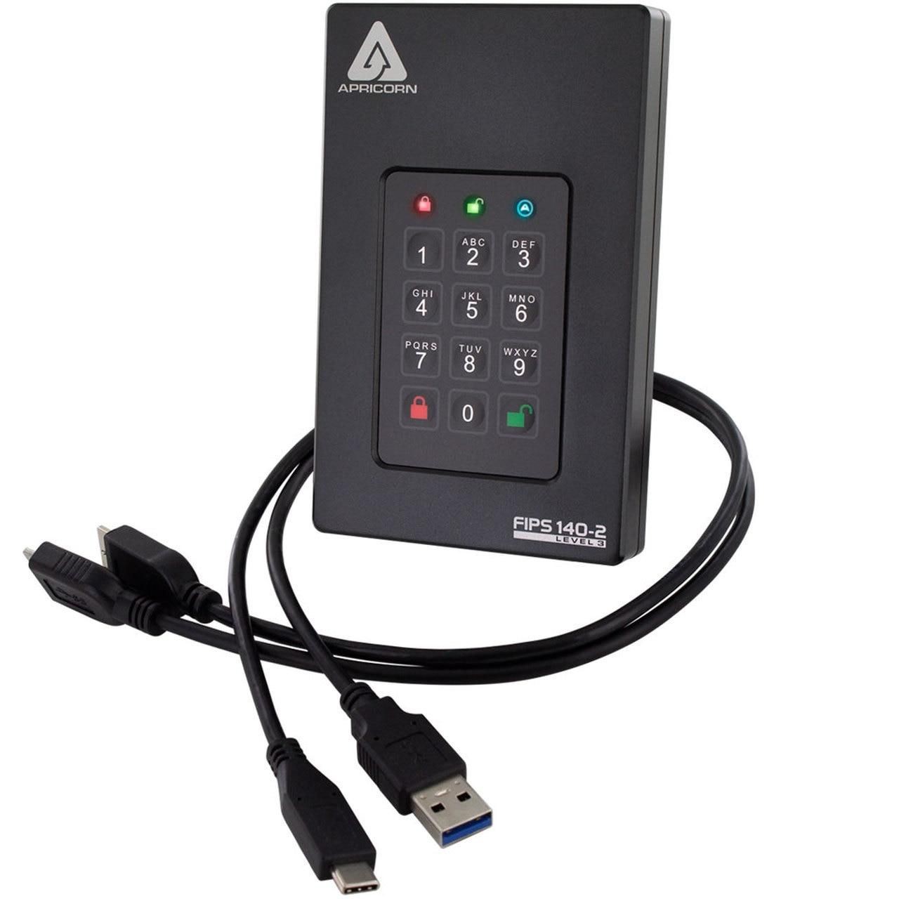Apricorn AFL3-2TB 2TB Fotress L3 **New Retail** FIPS 140-2 Level 3,USB3.0Type ~E~