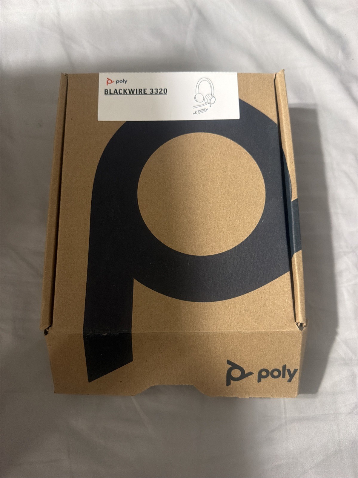 Poly Blackwire 3320 USB-A Wired Stereo Headset Noise Canceling Mic New