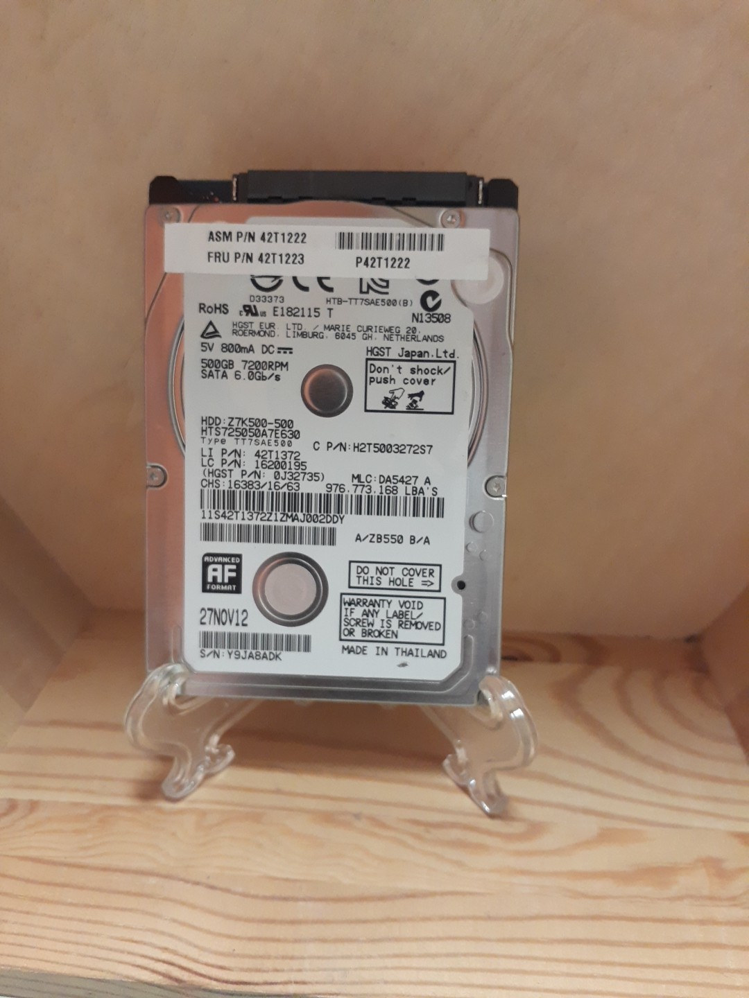HGST Z7K500-500 HTS725050A7E630 500 GB 2.5" SATA III Laptop Hard Drive