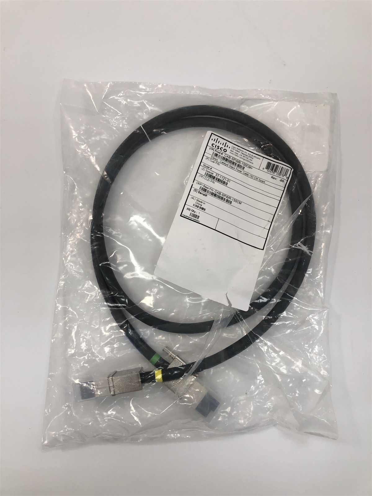NEW GENUINE CISCO CAB-SPWR-150CM STACK POWER CABLE 37-1121-01