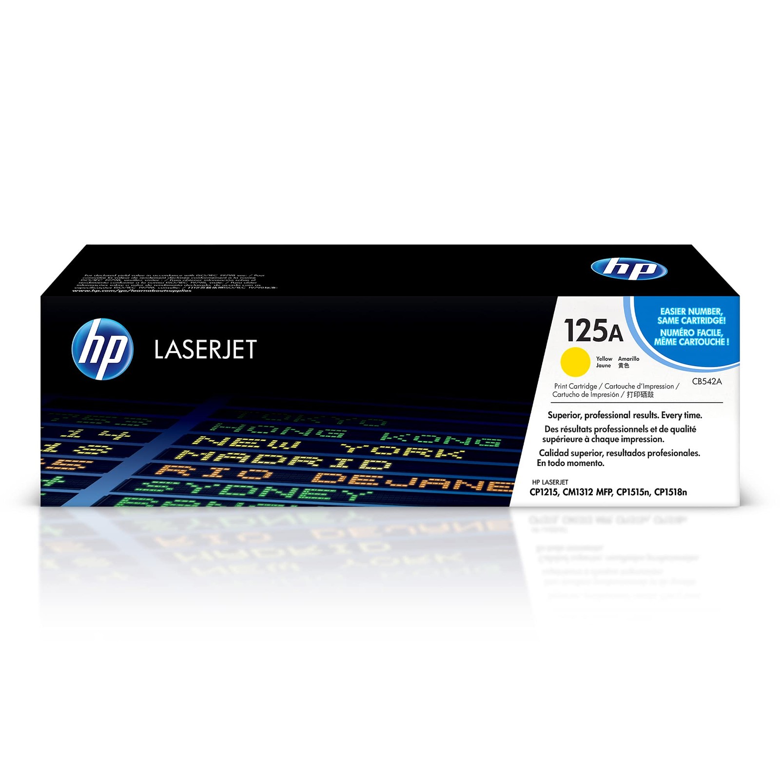 HP Original 125A Yellow Toner Cartridge, 1 Pack