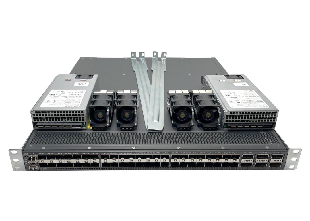 Cisco UCS 6454 54-Port Fabric Interconnect B/F Airflow Dual PSU 1RU UCS-FI-6454