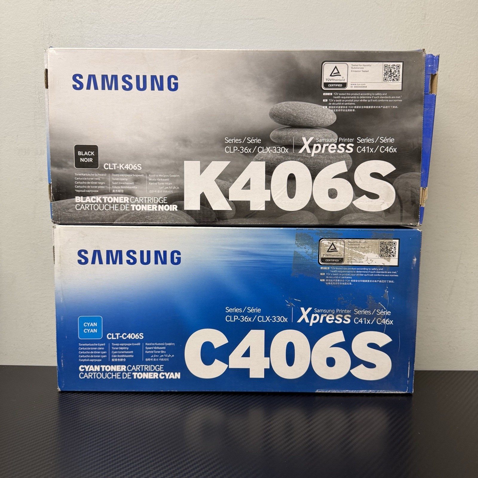 Samsung C406S K406S Toner Cartridges for CLP-36x / CLX-330x