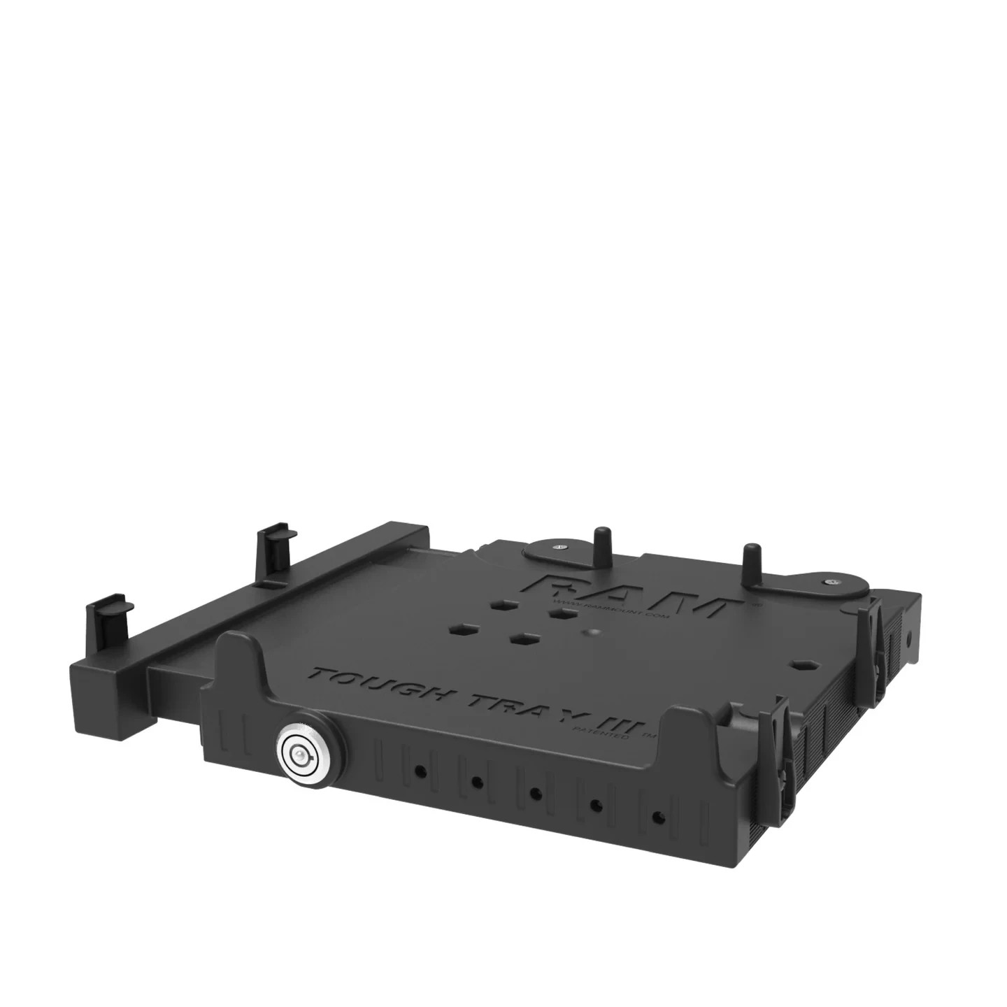 RAM Tough-Tray III Spring Loaded Locking Laptop Mount with Flat Arms RAM-234-7