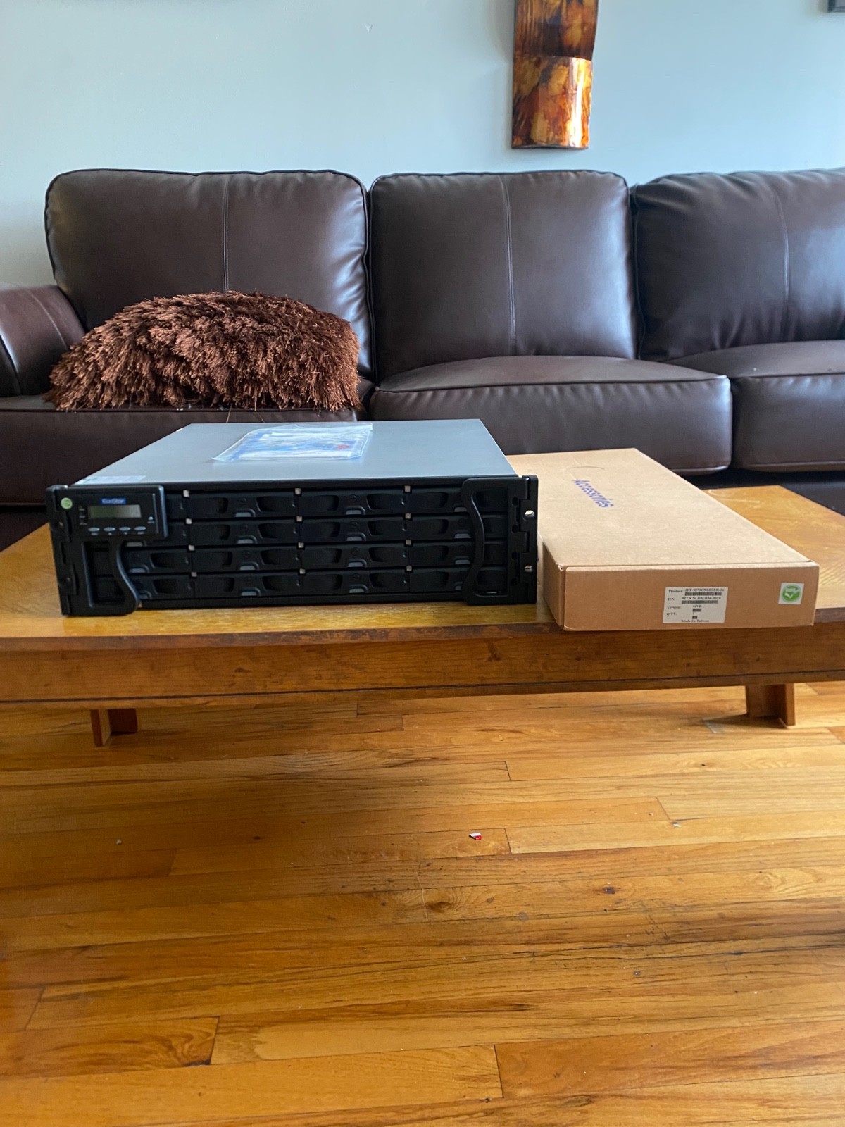 Infortrend Eonstor A16U-G2430 16-Bay SAS Storage Array RAID - New Open Box