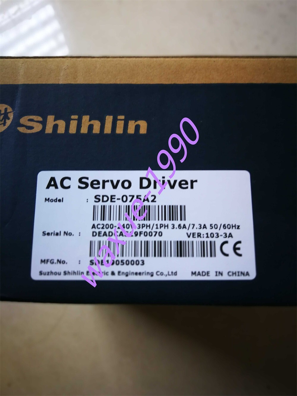 1pcs New Shihlin drive SDE-075A2 in box Via DHL or FedEX
