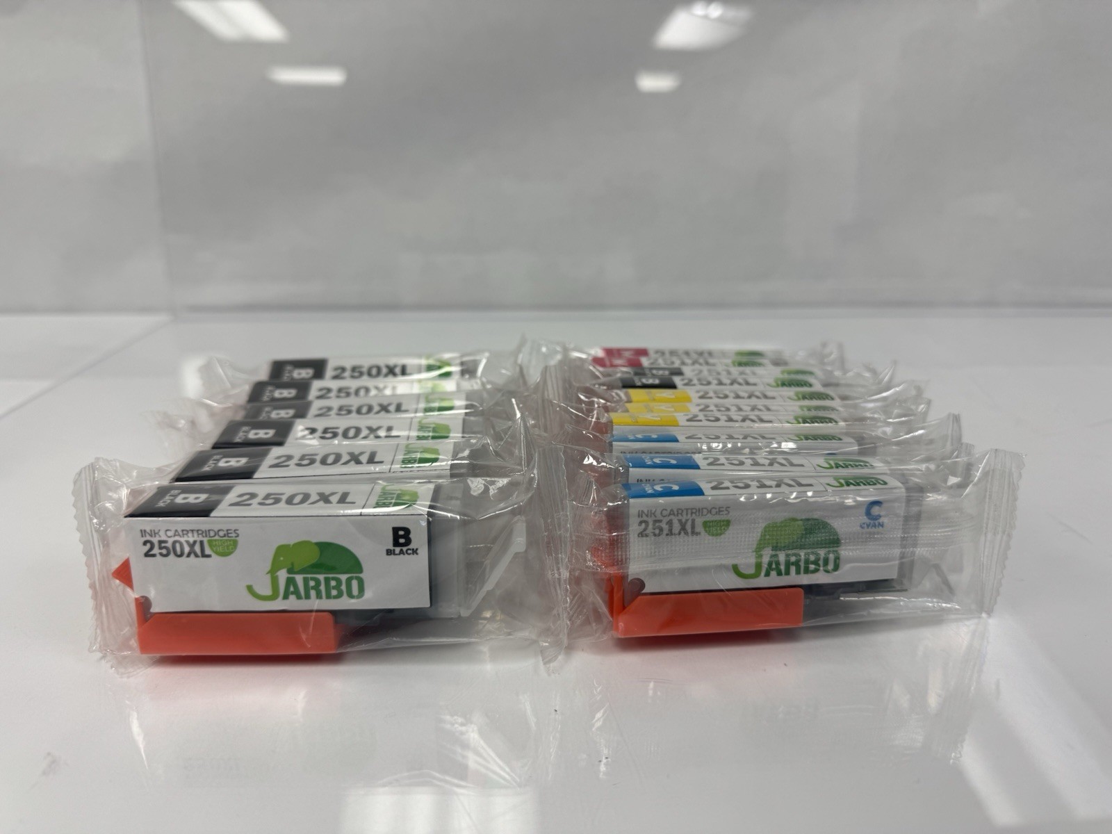 Jarbo Ink 16 Pack 6x 250XL Black, 3x 251XL Yellow & Cyan, 2x Magenta & 2x Black