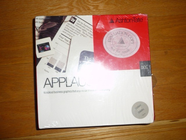 New Ashton-Tate APPLAUSE II 2 Software SEALED