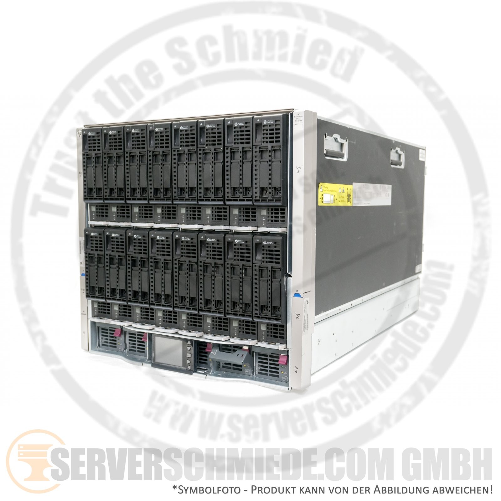 HP HP C7000 G3 Platinum Blade Server Chassis Enclosure 681844-B21 6x PSU