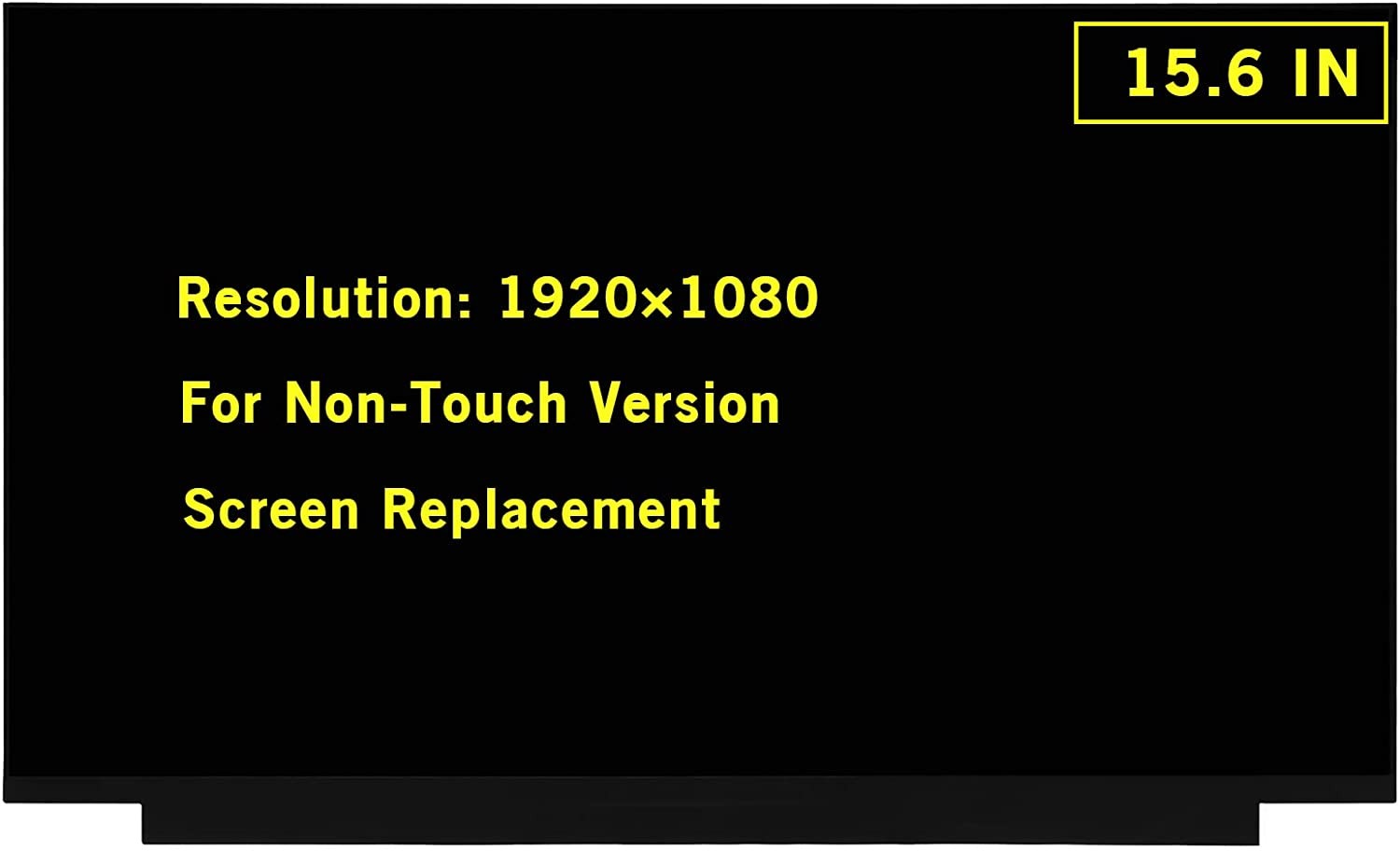 Compatible NV156FHM-N4G V3.3 NV156FHM-N4J V3.0 72% NTSC 144Hz 15.6'' LCD Screen