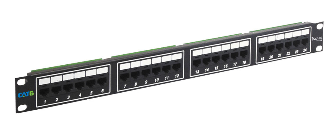 ICC Patch Panel Cat 6 24-port 1 Rms TDICC-ICMPP02460 Telecommunication Mounted