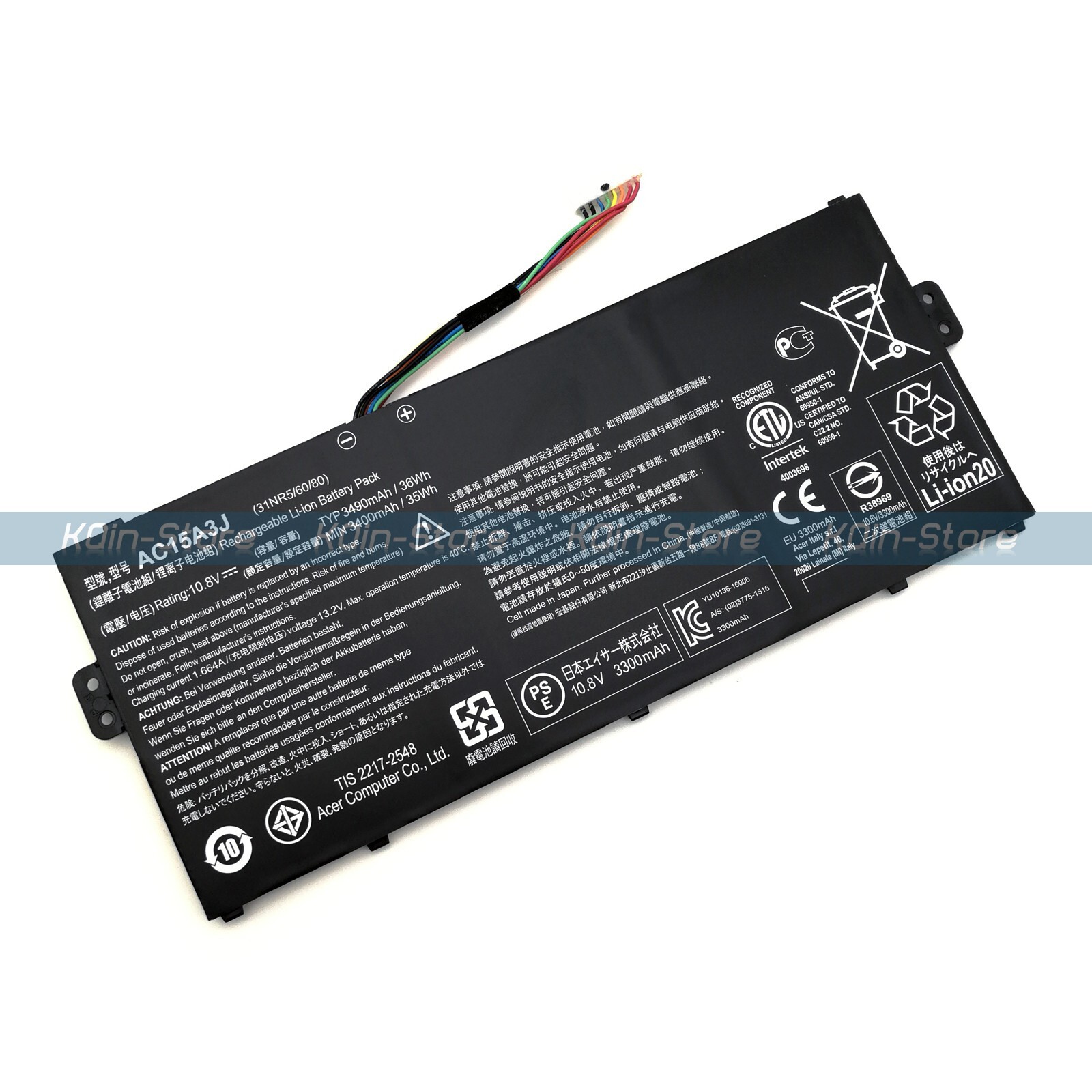 New Genuine AC15A8J AC15A3J Battery for Acer Chromebook R 11 C735 CB3-131 C738T 