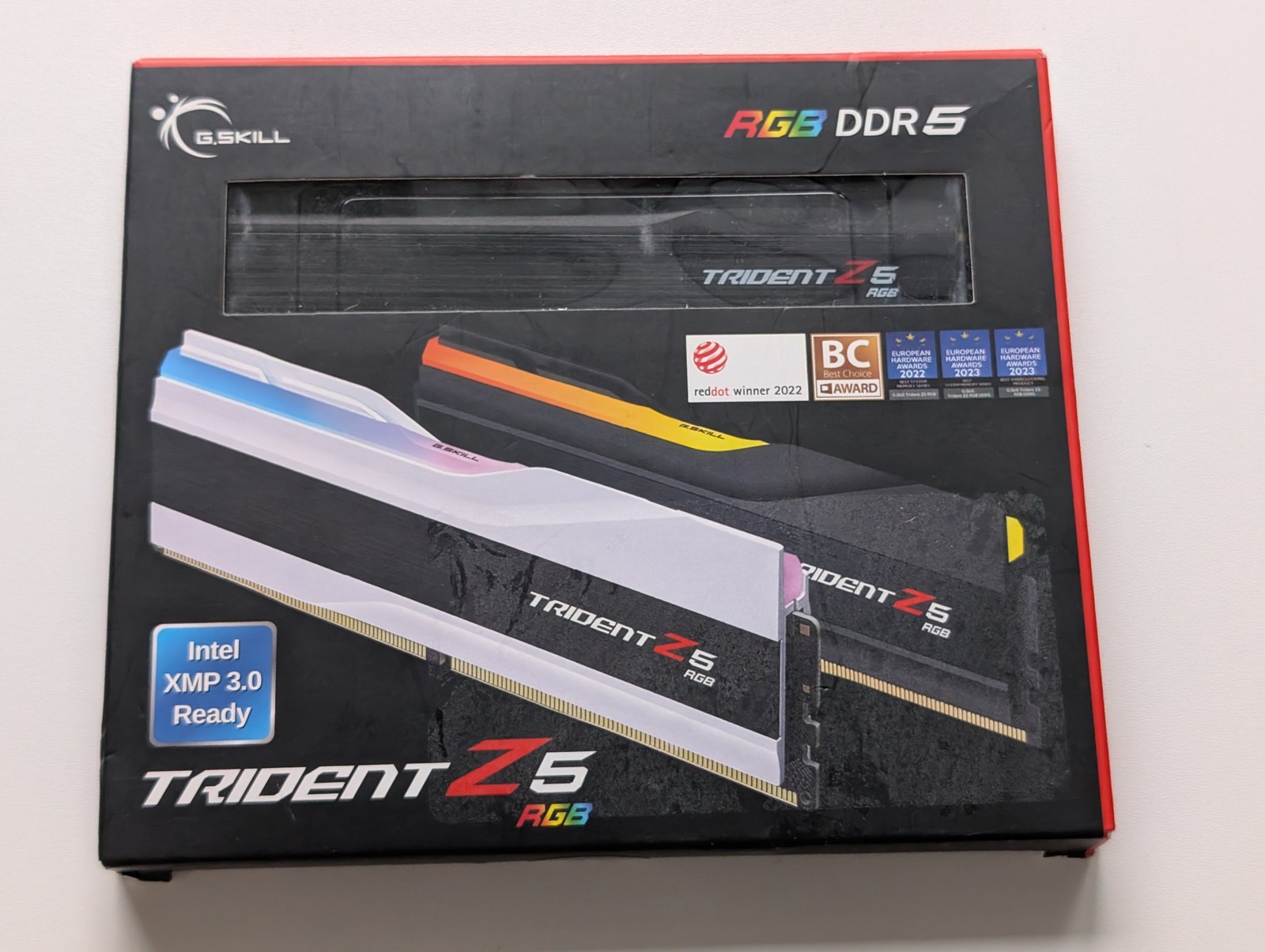 G.SKILL Trident Z5 RGB 32GB 2x16GB DDR5 6400 6000 CL32 XMP 3.0 Intel Black