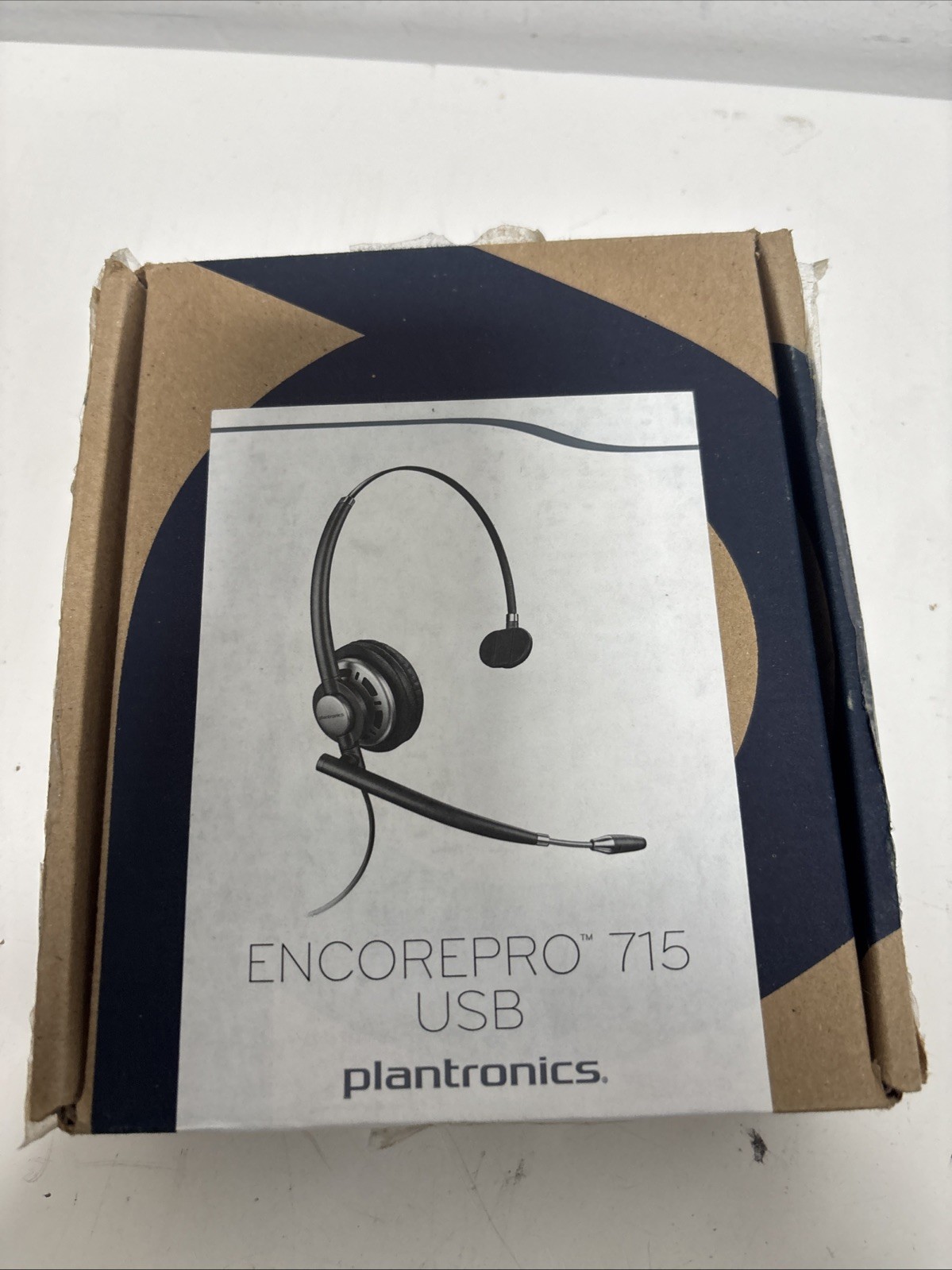 Poly EncorePro 715 Monaural USB-A Wired Headset - TAA Compliant
