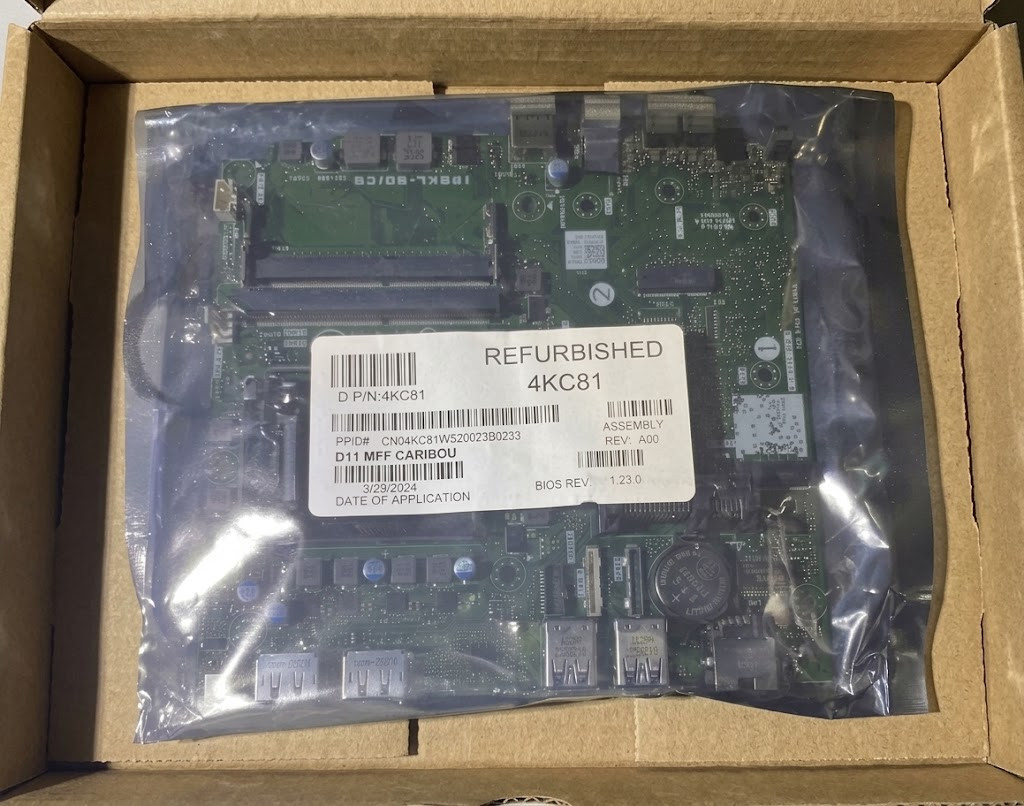 SEALED from DELL 04KC81 IPRKL-BD/CB For DELL 5090MFF 4KC81 Motherboard