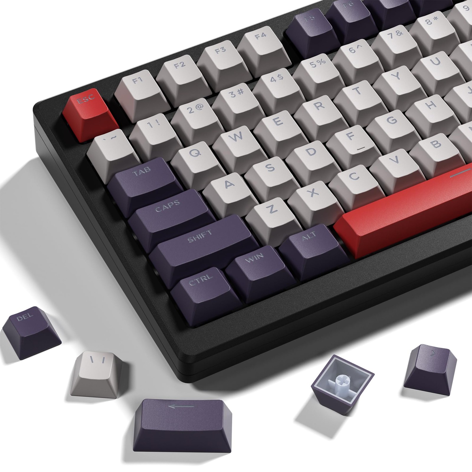 XVX Shine through Keycaps -133 Keys Cherry Profile Double Shot PBT Keycaps