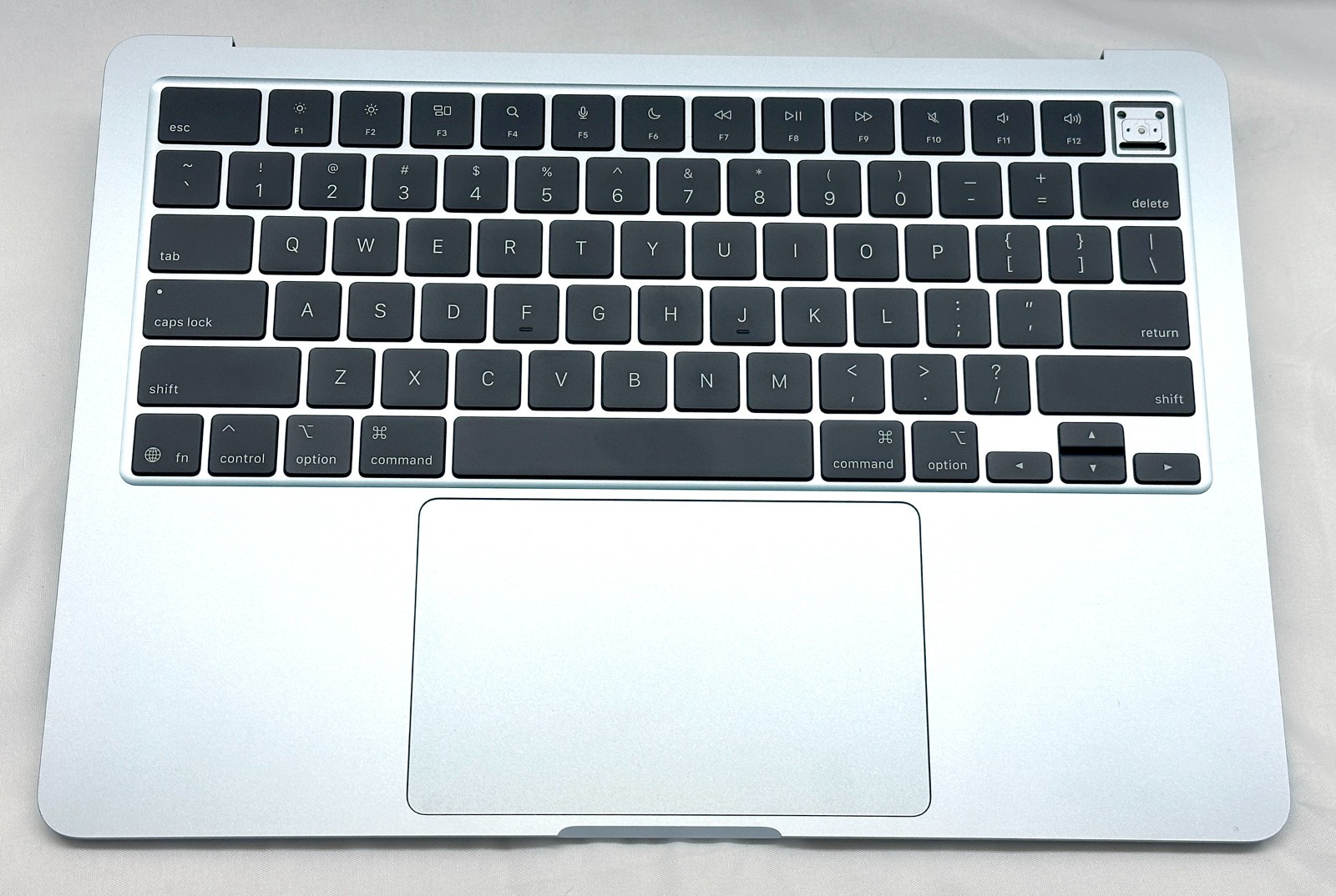A3240 13" MacBook Air 2025 "A" Top Case Keyboard SKY BLUE with Battery 1-Yr Warr