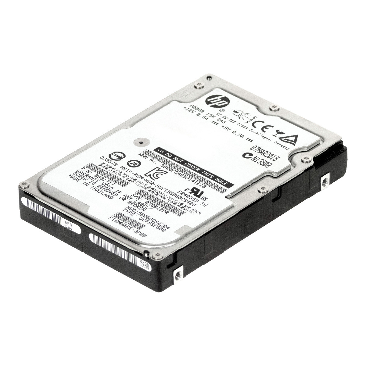 HGST UltraStar C15K600 HUC156060CS4204 600GB 15K 128MB SAS-3 2.5 HARD DRIVE