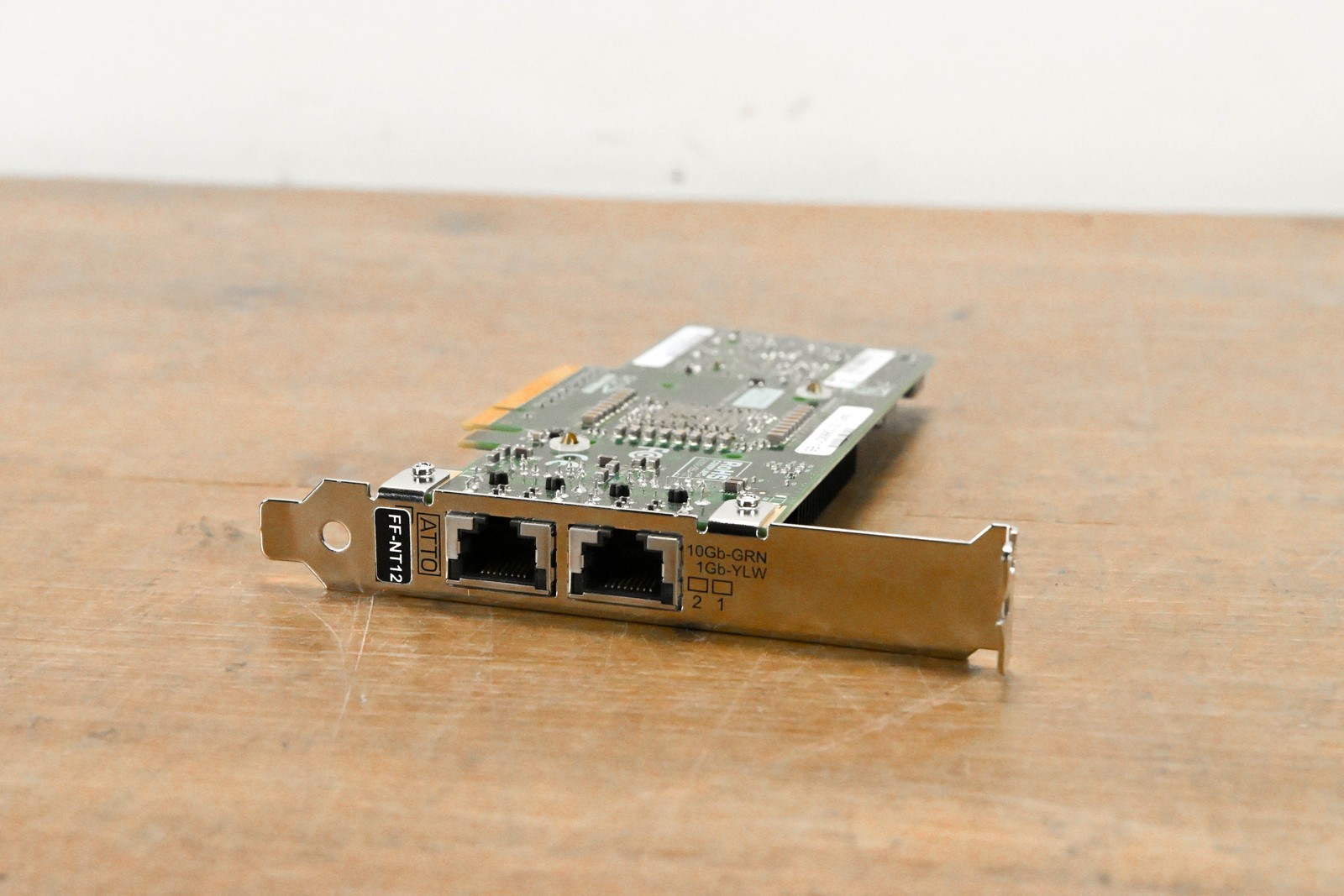 atto Technologies FastFrame NT12 Dual Port PCIe 2.0 Network Adapter CG011ZS