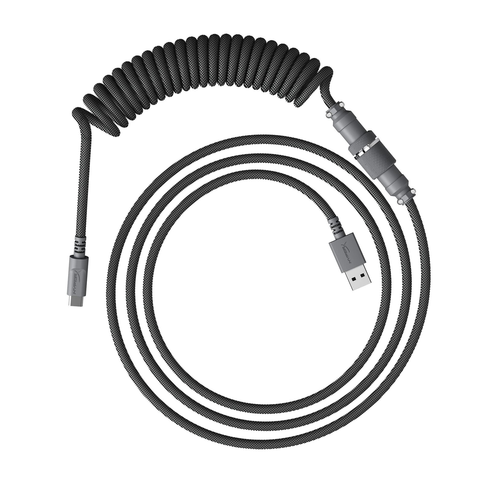 HyperX Coiled Cable USB-C Gray 6J678AA Japan Import