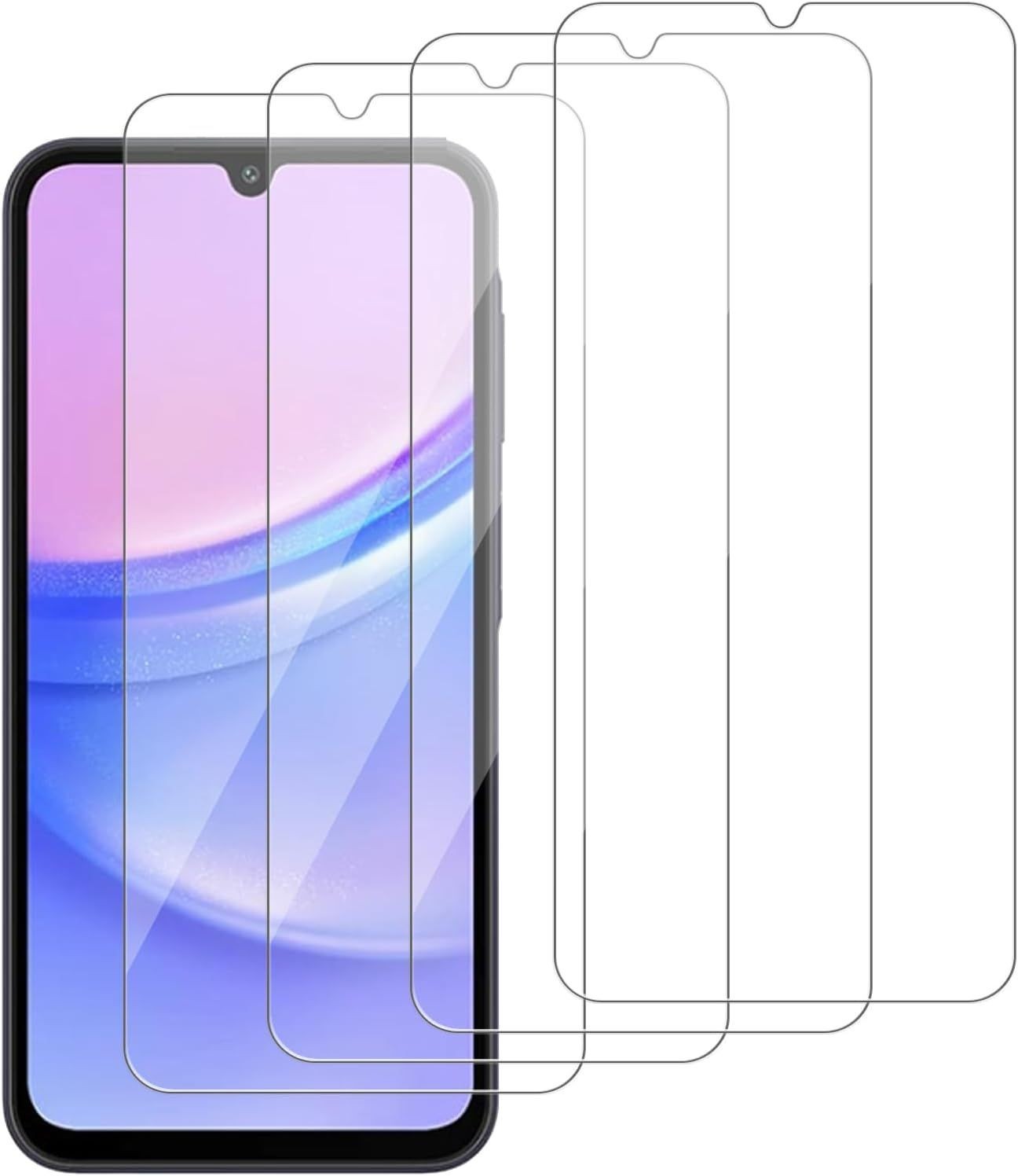 4 Pack Glass Screen Protector for Samsung Galaxy A17 5G
