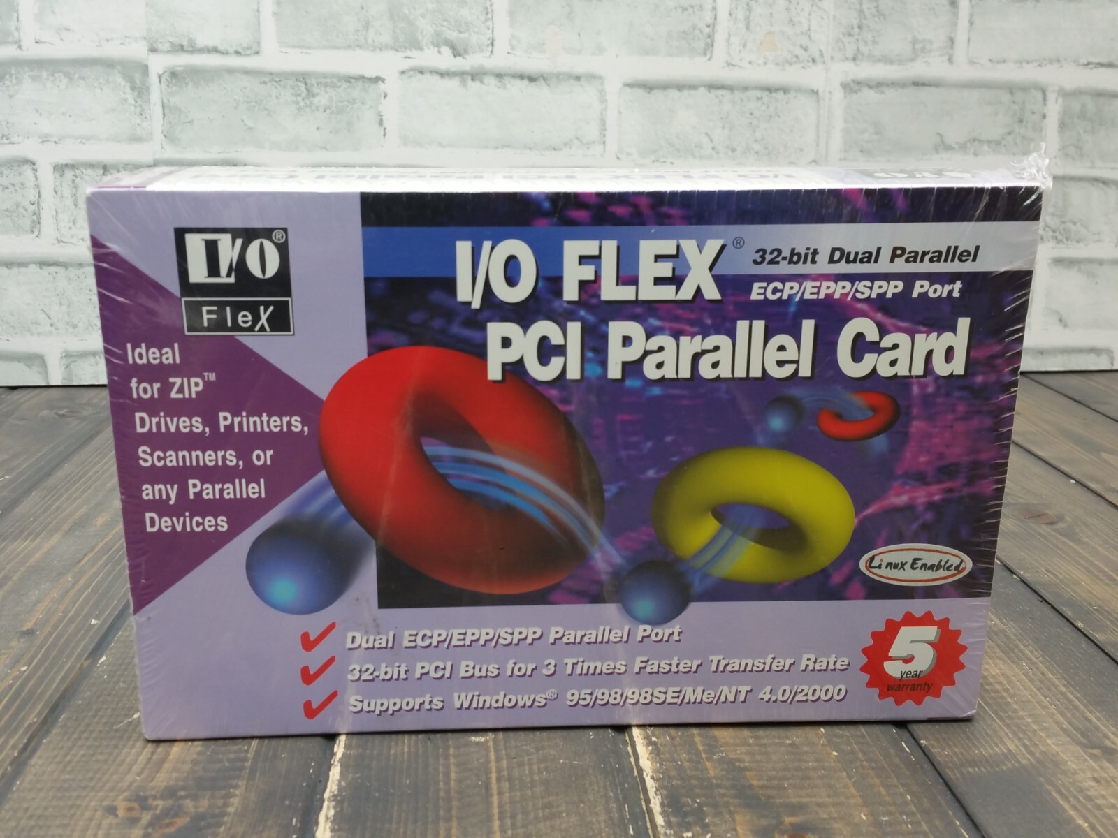 Vintage I/O Flex 32-bit PCI Parallel Card ECP/EPP/SPP Model IOFLEX-2NP