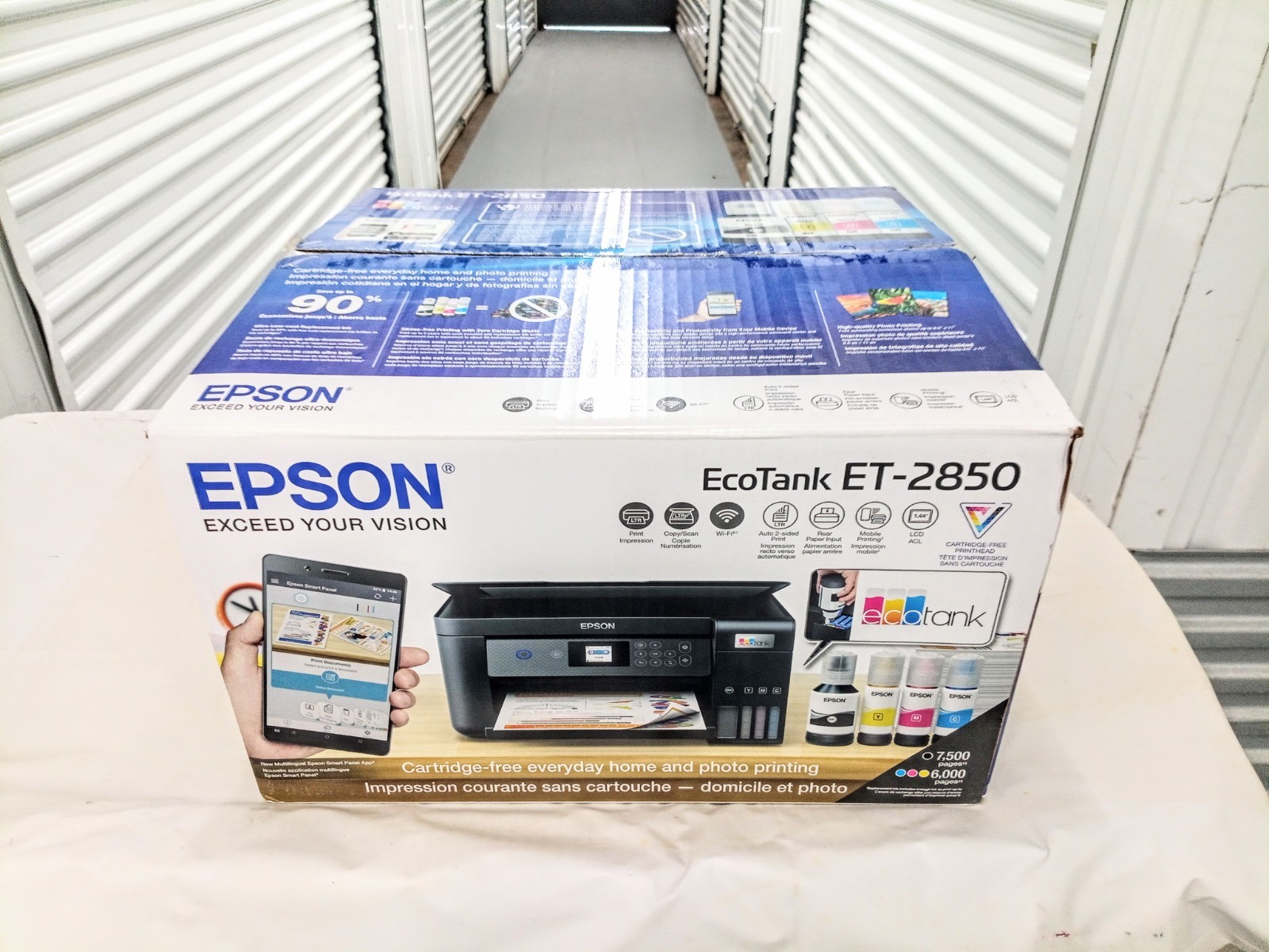 Epson EcoTank ET-2850 Wireless Color All-in-One Printer - OPEN BOX