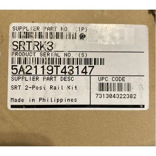 APC SRTRK3 2POST MOUNTING RAIL KIT FOR SMART UPS SRT