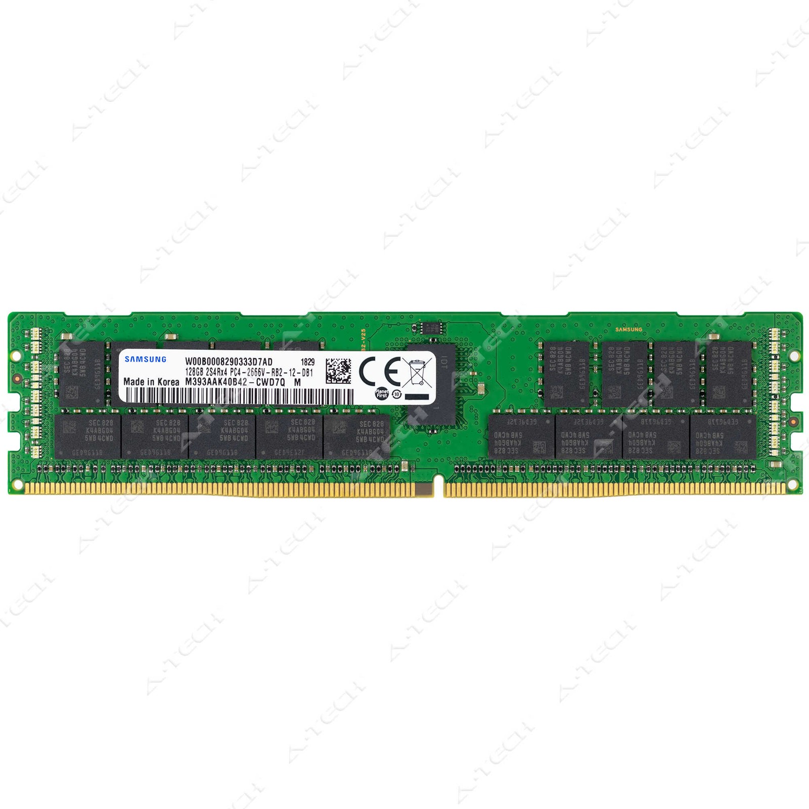 Samsung 128GB DDR4-2666 PC4-21300 ECC RDIMM Server Memory RAM (M393AAK40B42-CWD)