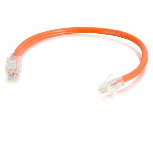 C2G 00566 Cat5e Cable - Non-Booted Unshielded Ethernet Network Patch Cable, Oran