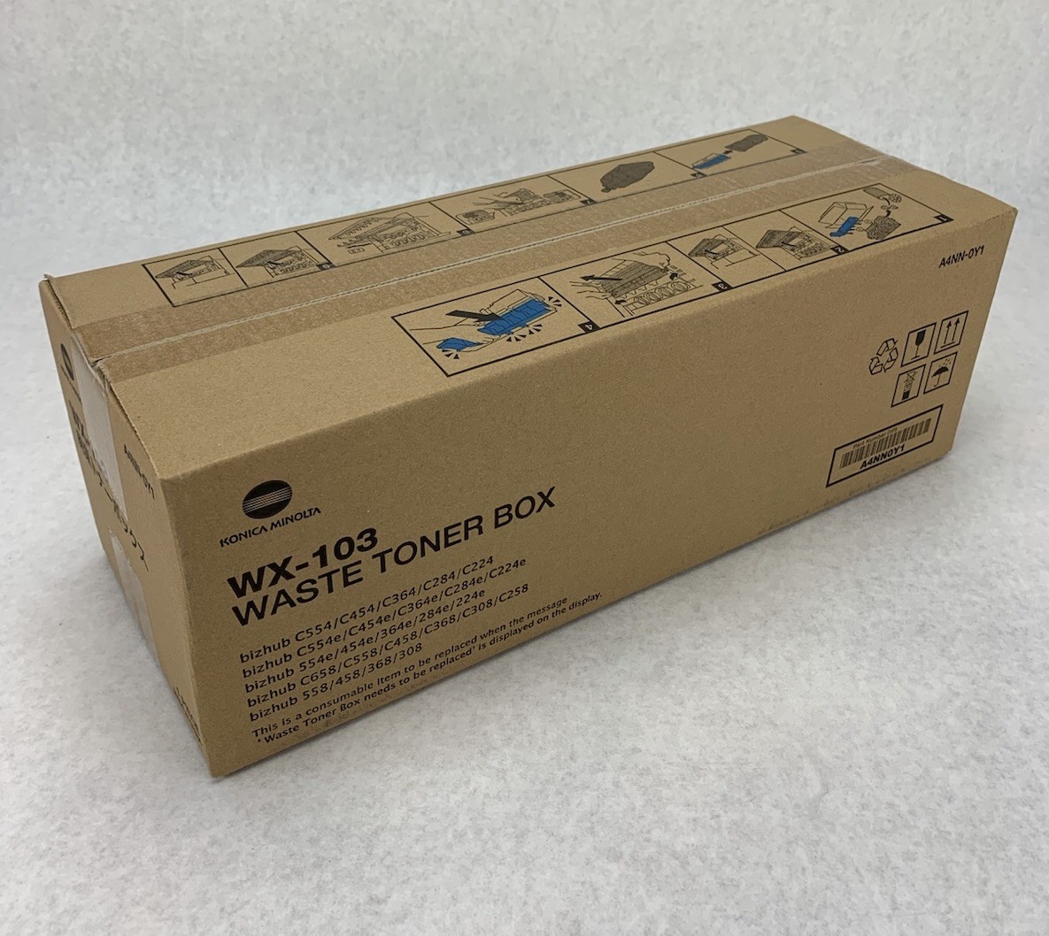 Konica Minolta WX-103 A4NN-0Y1 Waste Toner Box for Bizhub