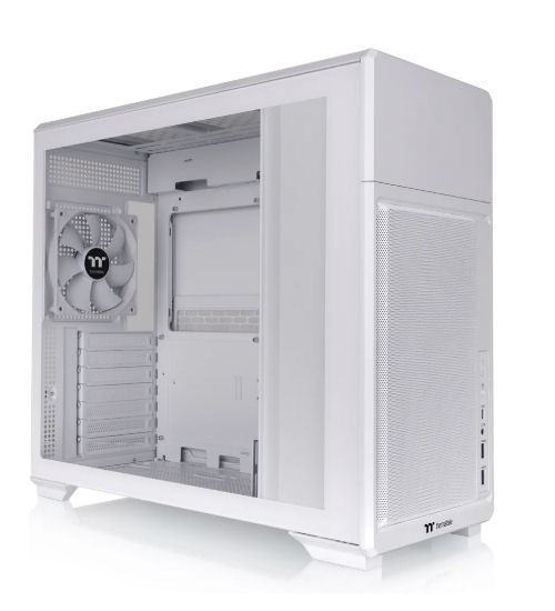 Thermaltake CA-11M-00M6WN-00 TR300 TG Snow Mid Tower Chassis